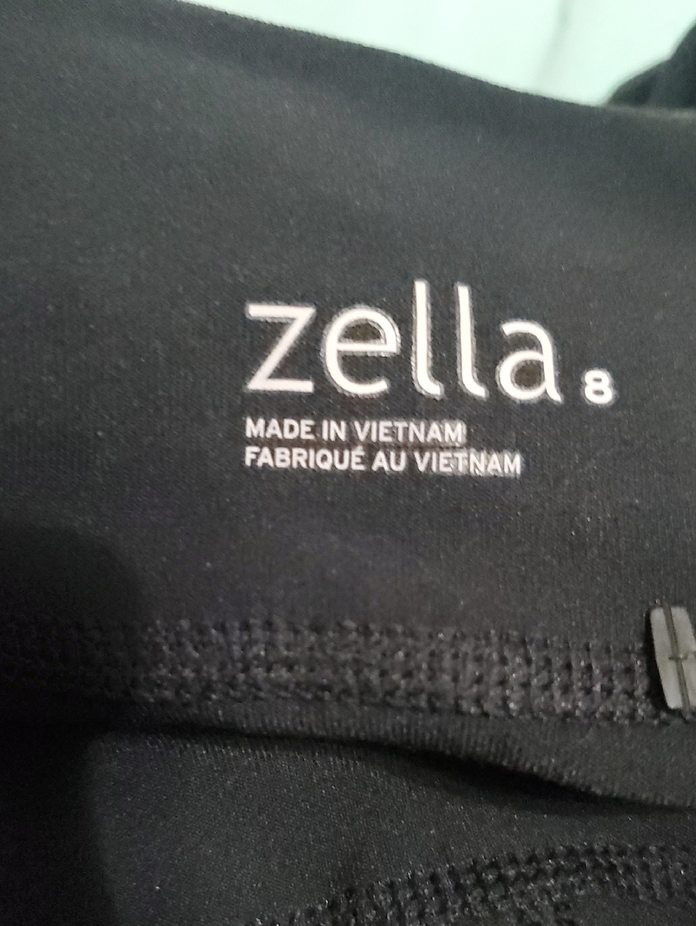 NWT Zella Black High Waist Straight Leg Pants Size 8 🖤 - Picture 8 of 14